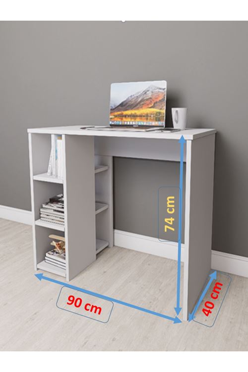 Orbit Çalışma Masası Bilgisayar Masası Ofis Masası Ders Masası Beyaz