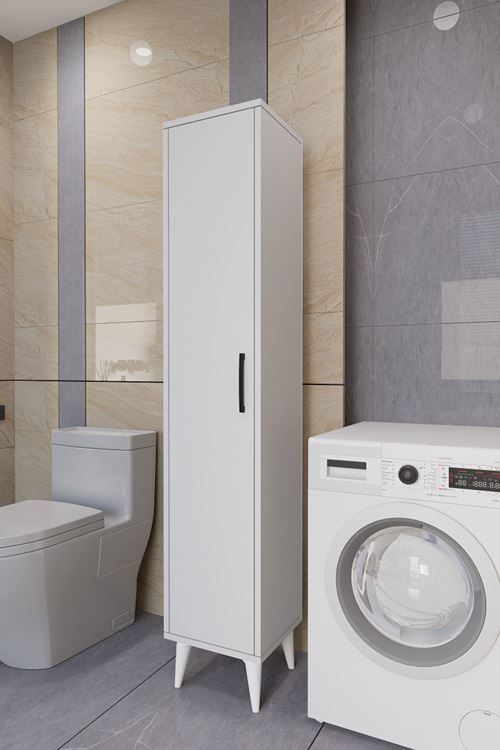 Tandem Çok Amaçlı Dolap Banyo Dolabı Beyaz