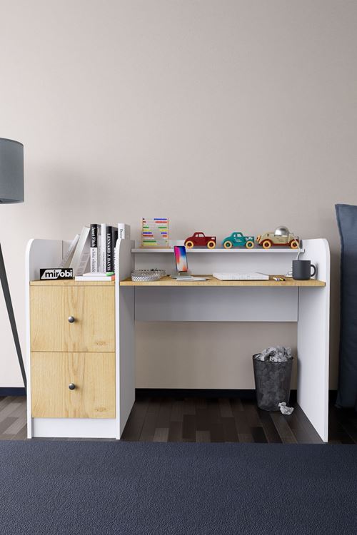Tilup Çalışma Masası Beyaz-ÇamÇocuk Odası Çalışma Masası Çekmeceli