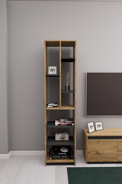 Mirobi Arte Dekoratif Salon Seti TV Ünitesi, Sehpa, Konsol, Kitaplık Set