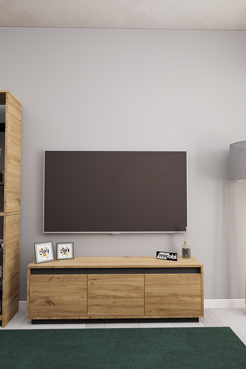 Mirobi Arte Dekoratif Salon Seti TV Ünitesi, Sehpa, Konsol, Kitaplık Set
